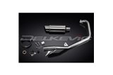 YAMAHA YBR125ED 2005-16 SISTEMA DI SCARICO COMPLETO SILENZIATORE TONDO INOX DA 200 MM