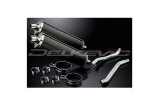 YAMAHA XJ600N XJ600S DIVERSION 92-04 450MM OVALE CARBONIO BSAU SILENZIATORE SCARICO