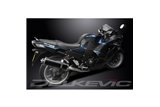 KAWASAKI ZZR1400 NINJA 2006-2007 KIT SCARICO SILENZIATORE BSAU CARBONIO OVALE DA 450 MM