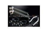 KAWASAKI Z1000 2003-2006 450MM OVAL CARBON BSAU SILENCER EXHAUST KIT