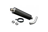 KIT SCARICO SILENZIATORE BSAU CARBONIO OVALE HONDA VFR800FI 1998-2001 450MM