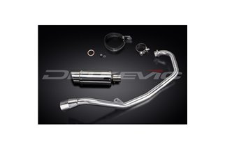 HONDA CBR125R 2011-2018 FULL EXHAUST SYSTEM 200MM STAINLESS ROUND SILENCER