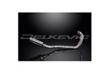 YZFR3 YZF-R3 2015-2024 / MINI 200MM (8 POLLICI) SILENZIATORE TONDO SISTEMA COMPLETO 2-1 ACCIAIO INOSSIDABILE 304