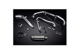 SISTEMA DI SCARICO COMPLETO HONDA XL125V VARADERO SILENZIATORE TONDO INOX DA 200 MM