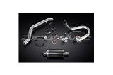 SUZUKI DRZ400S DRZ400SM FULL EXHAUST SYSTEM 225MM CARBON OVAL SILENCER