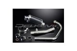 HONDA CBF250 2004-2012 SISTEMA DI SCARICO COMPLETO SILENZIATORE OVALE IN CARBONIO DA 225 MM