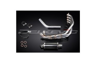 SISTEMA DI SCARICO HONDA CBR900RR FIREBLADE 1992-99 SILENZIATORE OVALE IN CARBONIO DA 225 MM