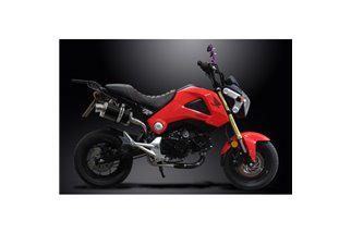 HONDA MSX125 GROM 13-15 TAILTIDY SISTEMA DI SCARICO COMPLETO 225MM CARBONIO OVALE