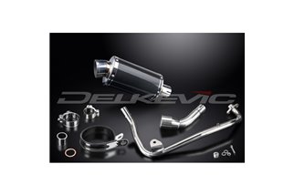 HONDA MSX125 GROM 13-15 PARAFANGO SISTEMA DI SCARICO COMPLETO 225MM CARBONIO OVALE