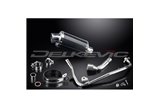 HONDA MSX125 GROM 13-15 PARAFANGO SISTEMA DI SCARICO COMPLETO 225MM CARBONIO OVALE