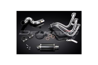 YAMAHA TRACER 900 2015-20 SISTEMA DI SCARICO COMPLETO SILENZIATORE OVALE IN CARBONIO DA 225 MM