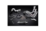 YAMAHA TRACER 900 2015-20 SISTEMA DI SCARICO COMPLETO SILENZIATORE OVALE IN CARBONIO DA 225 MM