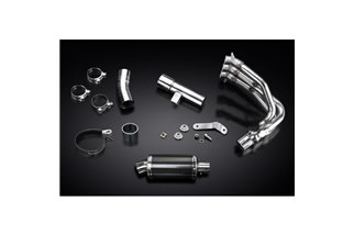 TRIUMPH STREET TRIPLE 675 13-16 DECAT SCARICO COMPLETO 3-1 SILENZIATORE OVALE DA 225 MM