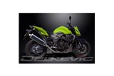 KAWASAKI Z750 2007-2012 450MM OVAL CARBON BSAU SILENCER EXHAUST KIT