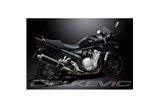 SUZUKI GSF1250 BANDIT 2007-2016 KIT SCARICO SILENZIATORE BSAU CARBONIO OVALE DA 450 MM