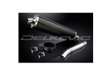 SUZUKI GSXR600 GSX-R600 2008-10 450MM OVAL CARBON BSAU SILENCER EXHAUST KIT