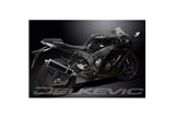 KAWASAKI ZX10R NINJA 11-15 DECAT 450MM OVAL CARBON BSAU SILENCER EXHAUST KIT