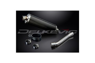 HONDA CBR250R 2011-2013 450MM OVAL CARBON BSAU SILENCER EXHAUST KIT