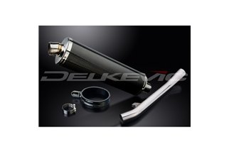 SUZUKI GSX750F SPORTS 1998-2006 KIT SCARICO SILENZIATORE BSAU CARBONIO OVALE DA 450 MM