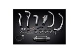 KAWASAKI NINJA 300 2013-19 SCARICO COMPLETO 2-1 SILENZIATORE OVALE IN CARBONIO DA 225 MM