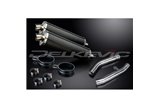 KIT SCARICO SILENZIATORE BSAU CARBONIO OVALE YAMAHA FJR1300 2001-2005 450MM