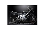 KIT SCARICO SILENZIATORE BSAU CARBONIO OVALE YAMAHA FJR1300 2001-2005 450MM