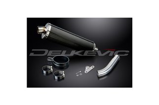 TRIUMPH SPRINT ST 955I 1998-2005 KIT SCARICO SILENZIATORE BSAU CARBONIO OVALE DA 450 MM