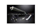 TRIUMPH SPRINT ST 955I 1998-2005 KIT SCARICO SILENZIATORE BSAU CARBONIO OVALE DA 450 MM