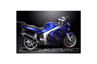 TRIUMPH SPRINT ST 955I 1998-2005 KIT SCARICO SILENZIATORE BSAU CARBONIO OVALE DA 450 MM