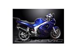 TRIUMPH SPRINT ST 955I 1998-2005 KIT SCARICO SILENZIATORE BSAU CARBONIO OVALE DA 450 MM