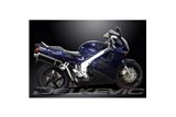 KIT SCARICO SILENZIATORE BSAU CARBONIO OVALE 450MM HONDA VFR750 1994-1997 HI LEVEL