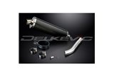 KIT SCARICO SILENZIATORE BSAU CARBONIO OVALE HONDA CBR600F 11-13 ABS HI LEVEL 450MM