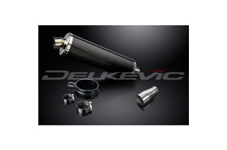 KYMCO SPRINT K-PIPE 13-17 450MM OVALE CARBONIO BSAU SILENZIATORE SCARICO KIT