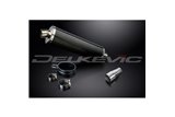 KYMCO SPRINT K-PIPE 13-17 450MM OVALE CARBONIO BSAU SILENZIATORE SCARICO KIT