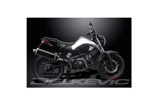 KYMCO SPRINT K-PIPE 13-17 450MM OVALE CARBONIO BSAU SILENZIATORE SCARICO KIT