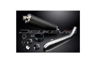 TRIUMPH STREET TRIPLE 675 13-16 KIT SCARICO SILENZIATORE BSAU OVALE IN CARBONIO DA 450 MM