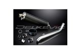 TRIUMPH STREET TRIPLE 675 13-16 KIT SCARICO SILENZIATORE BSAU OVALE IN CARBONIO DA 450 MM