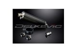 YAMAHA YZFR6 YZF-R6 13S 2006-18 450MM OVALE CARBONIO BSAU KIT SCARICO SILENZIATORE