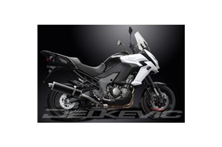 KAWASAKI KLZ1000 VERSYS 2015-18 KIT SCARICO SILENZIATORE BSAU CARBONIO OVALE DA 450 MM