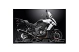 KAWASAKI KLZ1000 VERSYS 2015-18 KIT SCARICO SILENZIATORE BSAU CARBONIO OVALE DA 450 MM