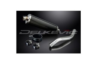 KAWASAKI Z800E 2013-2016 KIT SCARICO SILENZIATORE BSAU CARBONIO OVALE DA 450 MM