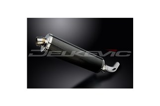 KIT SCARICO SILENZIATORE BSAU CARBONIO OVALE HONDA VFR800X CROSSRUNNER 11-19 450MM