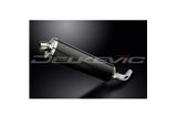 KIT SCARICO SILENZIATORE BSAU CARBONIO OVALE HONDA VFR800X CROSSRUNNER 11-19 450MM