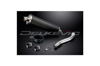 HONDA XL700VA TRANSALP 2008-2014 450MM CARBON BSAU SILENCER EXHAUST KIT