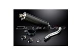 HONDA XL700VA TRANSALP 2008-2014 450MM CARBON BSAU SILENCER EXHAUST KIT