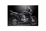 HONDA XL700VA TRANSALP 2008-2014 450MM CARBON BSAU SILENCER EXHAUST KIT