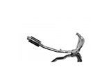 KAWASAKI ZRX1100 ZRX1200 97-07 4-1 EXHAUST 225MM CARBON OVAL SILENCER