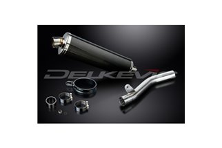 SUZUKI GSXR1000 2003-2004 K3-K4 450MM OVAL CARBON BSAU SILENCER EXHAUST KIT