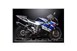 SUZUKI GSXR1000 2003-2004 K3-K4 450MM OVAL CARBON BSAU SILENCER EXHAUST KIT