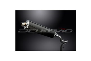 SUZUKI DR125 SM 2005-2014 KIT SCARICO SILENZIATORE BSAU CARBONIO OVALE DA 450 MM